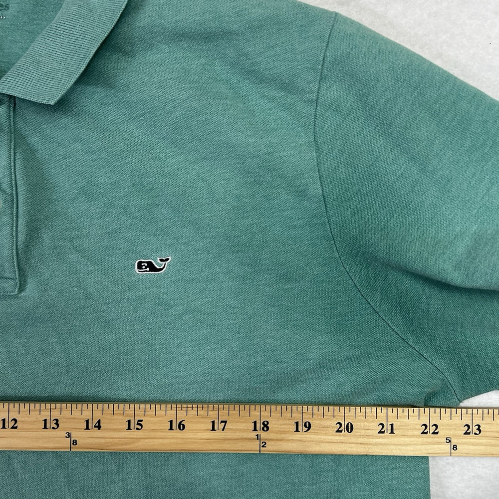Vineyard Vines Polo Shirt Mens L Short Sleeve Blue Cotton Casual - Picture 5 of 8